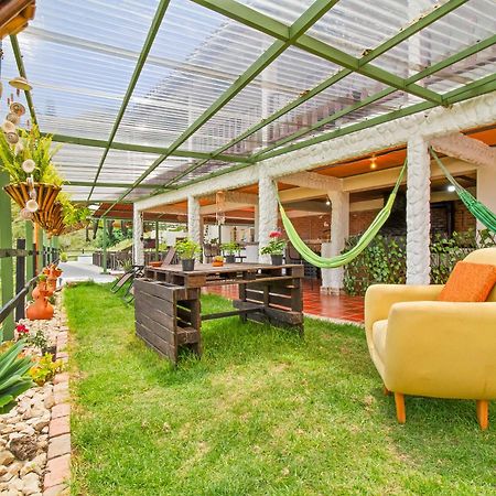 Cabana Tipo Glamping Savieza Life Experience Nemocon Eksteriør bilde
