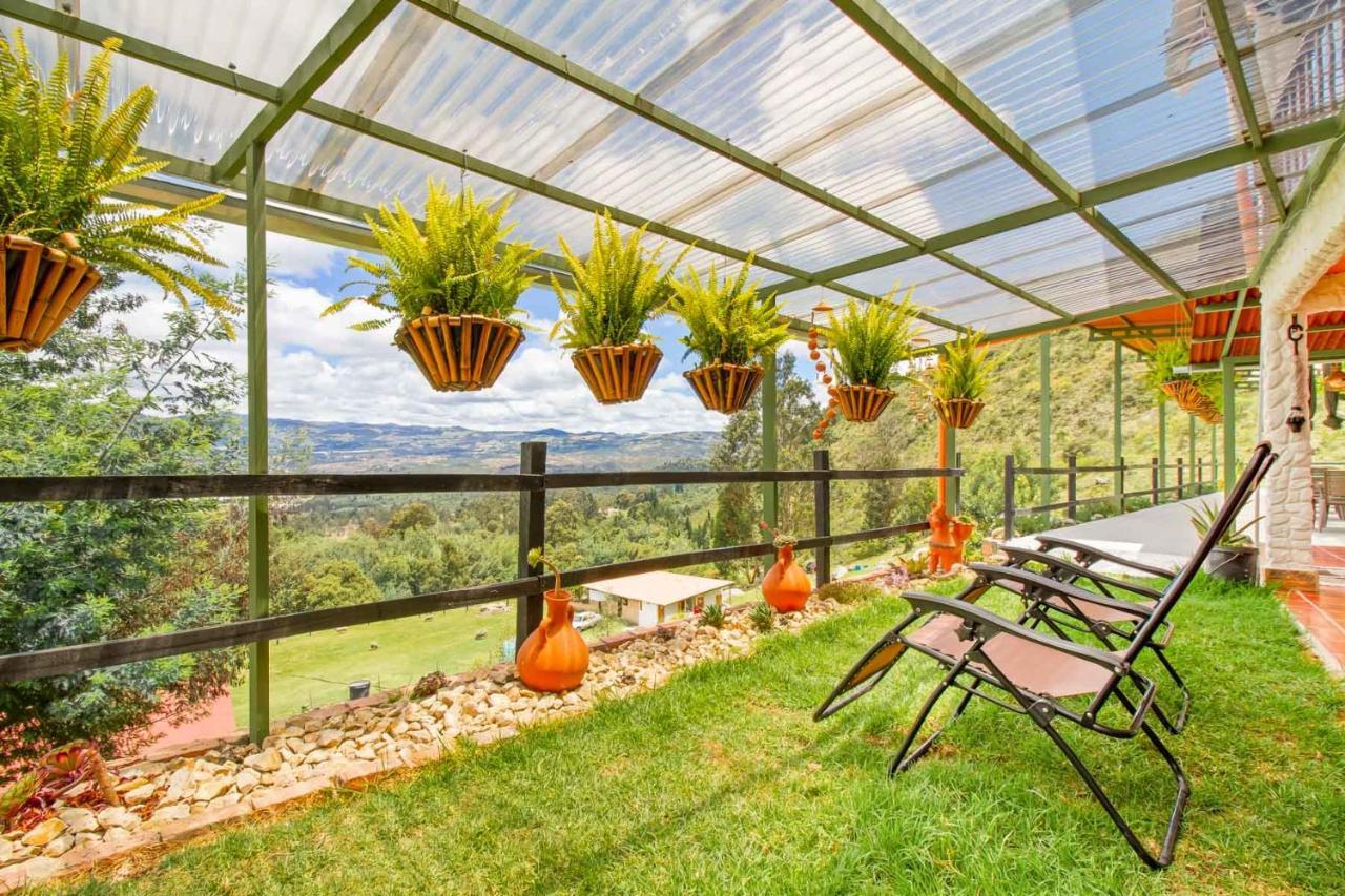 Cabana Tipo Glamping Savieza Life Experience Nemocon Eksteriør bilde