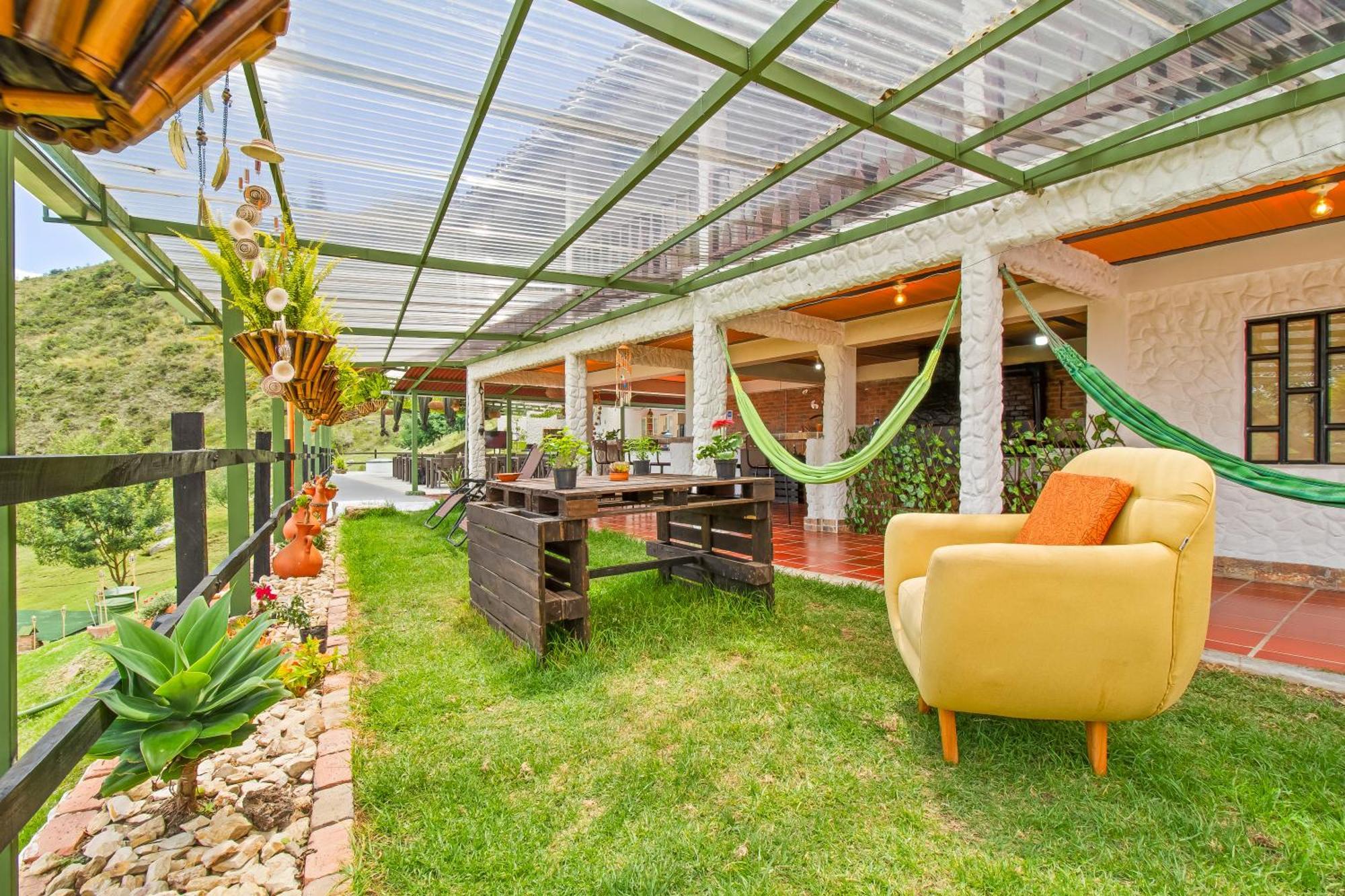 Cabana Tipo Glamping Savieza Life Experience Nemocon Eksteriør bilde